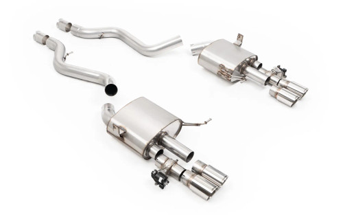 BMW E90/E92 M3 - V2 Valved System with Polished Tips