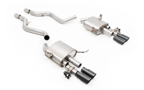 BMW E90/E92 M3 - V2 Valved System with Cerakote Black Tips
