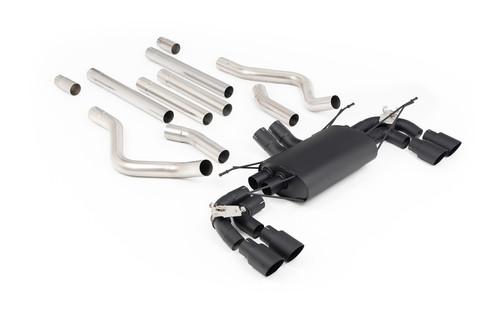 Land Rover Defender 130 5.0 V8 (GPF Models) - Special Edition Black Coated OPF/GPF Back Non-Resonated Valved System (Louder)