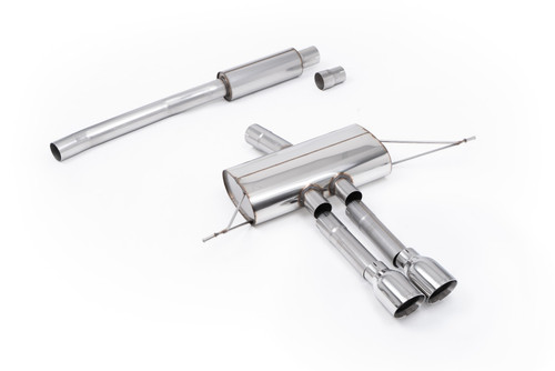 Mini Cooper S F66 - Resonated OPF/GPF Back System for Sport Diffuser only with Polished Tips