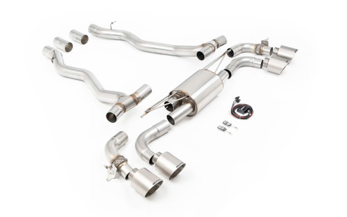 BMW M5 G90/G99 (NAS/ROW Spec) - Axle Back with Brushed Titanium Tips