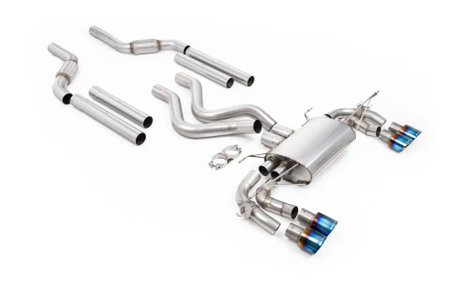 Land Rover Defender OCTA 4.4 V8 - Particulate Filter-back with Burnt/Blue Titanium Tips