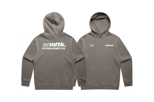 Milltek Faded Grey Hoodie (Motorsport Edition) - Large