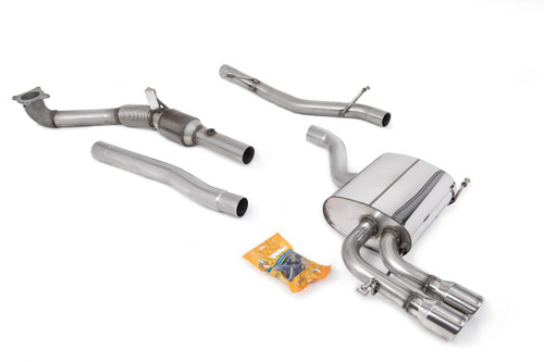 Audi A3 2.0T FSI Quattro - Non-Resonated (Louder) Turbo-Back Exhaust System with Hi-Flow Sports Catalyst