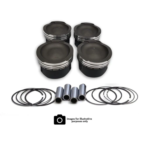 Fiat 1.4L 16v T-JET Wossner Piston kit (Hard Anodised Crown Coating)