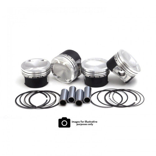 Honda K24A 9.0:1 Wossner Piston Kit (Hard Anodised Crown Coating)
