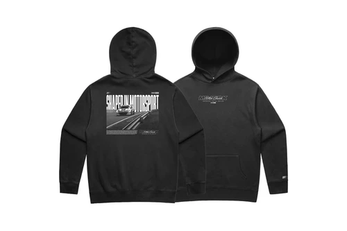 Milltek Faded Black Hoodie (Motorsport) - Large