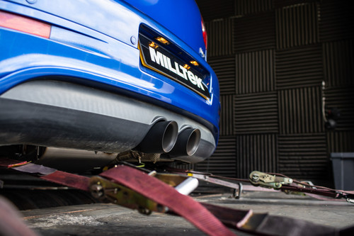 VW Golf MK5 R32 3.2 V6 - V2 3" Valved System with Cerakote Black Tips