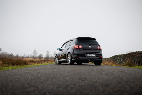 VW Golf MK5 R32 3.2 V6 - V2 3" Valved System with Cerakote Black Tips