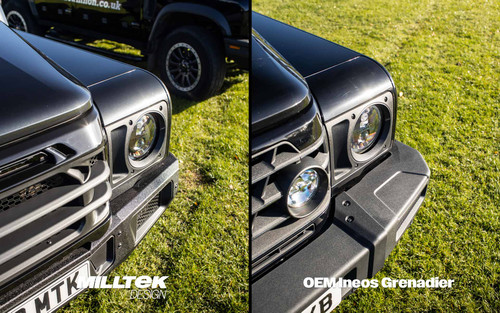 INEOS Grenadier Rhino Coated Front Replacement Bumper