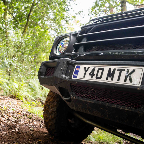 INEOS Grenadier Rhino Coated Front Replacement Bumper with Stiffener Kit