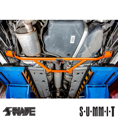 SUMMIT Rear Lower Big 6-Point Back Exhaust Tunnel Body Chassis & Subframe Axle Bush Tie Bar Brace for VW Golf MK5 & 6 GTI…