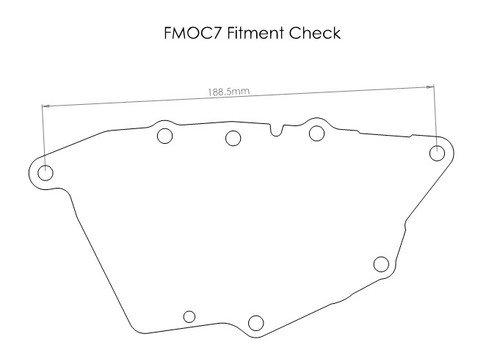 Mini F56 Oil Cooler Adapter Plate