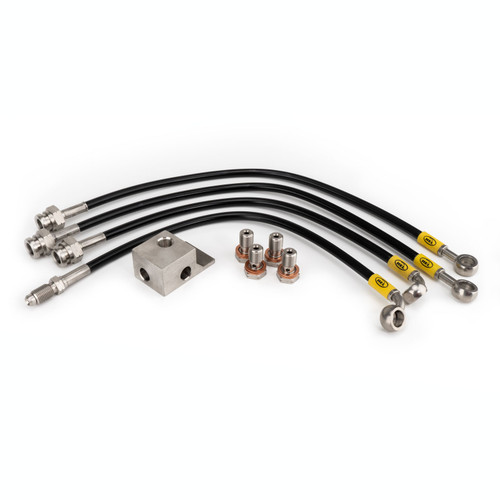 HEL Braided Brake Lines - Mazda MX-5 NA/NB Sport with Factory Big Brakes 1994-2005