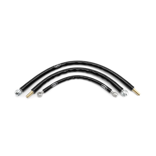 Turbo Oil Feed, Water Feed and Water Return Lines for Mitsubishi Lancer Evolution 4, 5, 6, 7, 8, 9 HEL Stainless Steel Braided