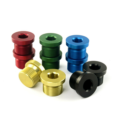 HEL Solid Billet Aluminium Oil Thermostat Housing Plugs for BMW N54 N55 S55 M2 M3 M4