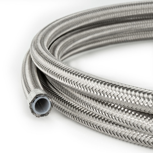 HEL AN6 PTFE Stainless Braided Fuel Oil Hose Line