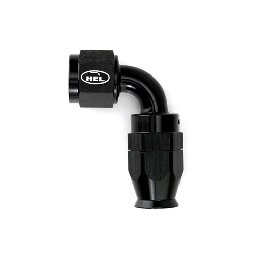HEL AN8 90 Degree PTFE Hose Fitting for Braided AN PTFE Lines