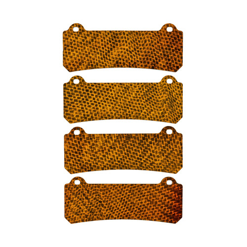 HEL Carbon Fibre Brake Pad Shims for Chevrolet Camaro Gen 5 ZL1 2012-2015