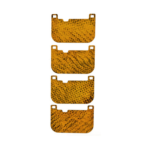 HEL Carbon Fibre Brake Pad Shims for BMW 4 Series F32, F33, F36, F82, F83 all models including M4 with Brembo 4 piston calipers 2013-on