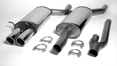 Jetex 42-H9R Exhaust Half System 63.5mm Twin Round 80mm A4 B5