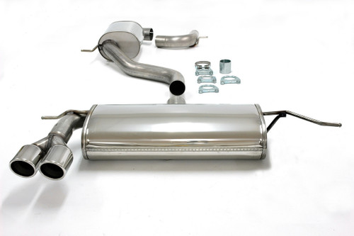 Jetex 40-H5DR Exhaust Half System 76.5mm Twin Round 80mm Golf MK6