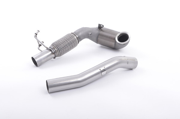 Milltek Exhausts - Large Bore Downpipe and Hi-Flow Sports Cat SSXVW261 For Seat Leon Golk MK7