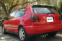 Jetex 26-HR Exhaust Half System 63.5mm Twin Round 80mm Golf MK3