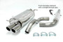 Jetex 41SHSDTR Exhaust Half System (non-resonated with racepipe) 63.5mm Twin Round 80mm A3 8L