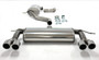 Jetex 40DH3DR Exhaust Half System 76.5mm Twin Round 80mm Quad A3 8P