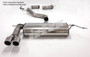 Jetex 40-H3DTR Exhaust Half System (non-resonated with racepipe) 76.5mm Twin Round 80mm A3 8P