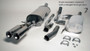 Jetex 42-HVTR Exhaust Half System (non-resonated with racepipe) 63.5mm Twin Round 80mm A4 B5