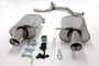 Jetex 44DB0R Exhaust Back Boxes 63.5 + 50.8mm Round 100mm L+R A4 B6