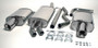 Jetex 44DH2R Exhaust Half System 63.5 + 50.8mm Round 100mm L+R A4 B6