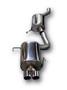 Jetex 43-H5DR Exhaust Half System 76.5mm Twin Round 80mm S2 B4