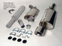 Jetex 28-H71TR Exhaust Half System (non-resonated with racepipe) 63.5mm Oval 90/120mm Corrado