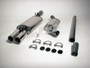 Jetex 28-HTR Exhaust Half System (non-resonated with racepipe) 63.5mm Twin Round 80mm Golf MK2