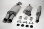 Jetex 31-H2R Exhaust Half System 50.8mm Twin Round 80mm Golf MK2