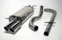 Jetex 41SH0DTR Exhaust Half System (non-resonated with racepipe) 63.5mm Twin Round 80mm Golf MK4