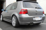 Jetex 41SH0PTR Exhaust Half System (non-resonated with racepipe) 63.5mm Oval 85/150mm Golf MK4