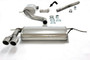 Jetex 40-H59DR Exhaust Half System 76.5 + 63.5mm Twin Round 80mm Golf MK5