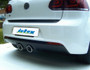 Jetex 40DHS1R Exhaust Half System 76.5 + 57mm Round 100mm L+R Golf MK6