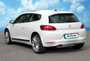 Jetex 40-H7DR Exhaust Half System 76.5mm Twin Round 80mm Scirocco MK3