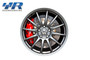 Racingline VWR600001 18" x 8" Wheel, Gunmetal Grey, ET45 Set of 4