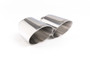 Polished GT (round) 115 Exhaust Tip, Angled up - MSFD167