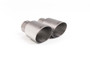Brushed Titanium GT (round) 90 Exhaust Tip, Standard - MSTIP193