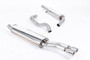 VW Bora/Jetta 1.8T/1.9TDI - Resonated (Quieter) Cat-Back Exhaust System with Twin Polished Tips