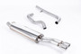 VW Bora/Jetta 1.8T/1.9TDI - Non-Resonated (Louder) Cat-Back Exhaust System with Polished Twin Tips