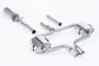 Mini Cooper S R52 - Resonated (Quieter) Cat-Back Exhaust System with Polished Trims