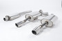 Renault Clio 182 2.0 16V - Resonated (Quieter) Cat-Back Exhaust System with Dual Polished Trims